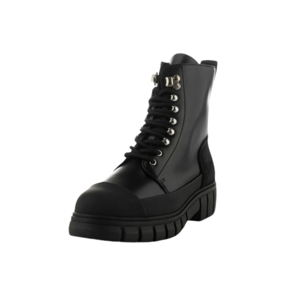 Anthropologie Shoe the Bear Rebel Long Lace Leather & Suede Lace Up Boots
